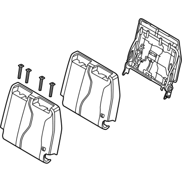 Kia 89A30R0130KXM Back Assembly-3RD Seat,L