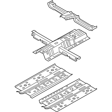 Kia 65100M7010 Panel Assembly-Floor,Ctr