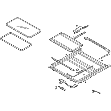 2004 Kia Sedona Sunroof - 0K52Y69800B64