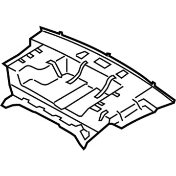 Kia 857203F600 Trim Assembly-Luggage Partition