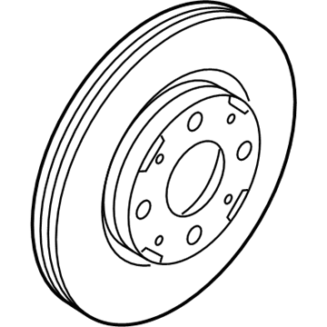 2007 Kia Spectra Brake Disc - 517122F100