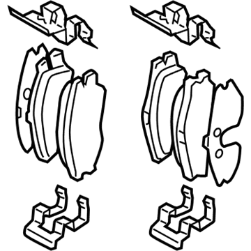 Kia 581012FA10 Pad Set-Front Disc Brake