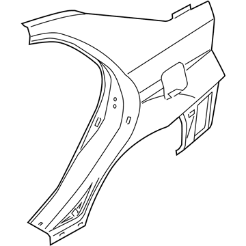 Kia 715032FC12 Panel Assembly-Quarter