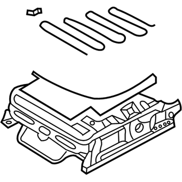 Kia 882004D381KS4 Cushion Assembly-Front Seat