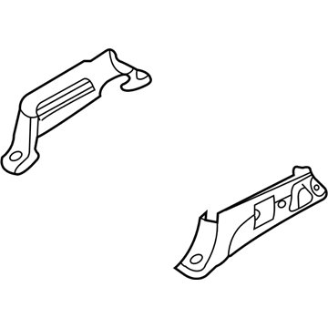 Kia 886904D160CS Leg Cover-Front Seat Inner