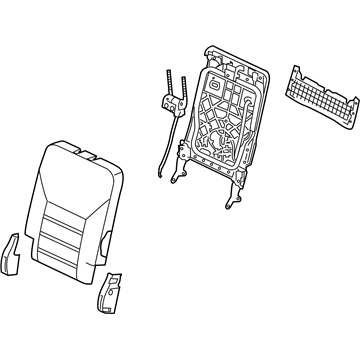 Kia 89300C6511C63 Back Assembly-2ND Seat,L