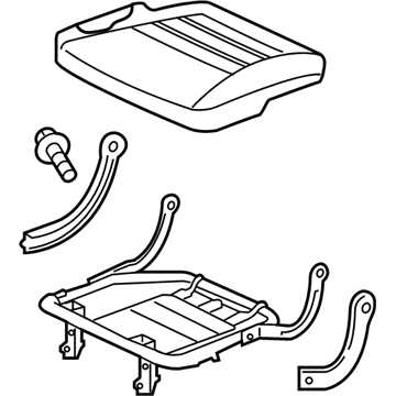 Kia 89100C6820CC8 Cushion Assembly-3RD Seat