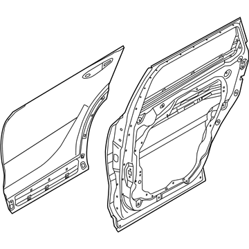 Kia 77003S9011 Panel Assembly-Rear Door