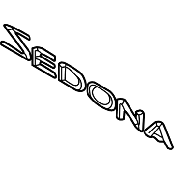 2002 Kia Sedona Emblem - 0K55A51741A