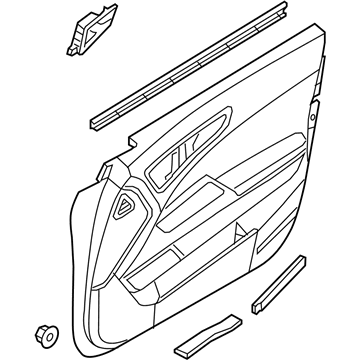 Kia 823053TBV3KA3 Panel Assembly-Front Door