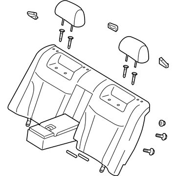 Kia 893003FAV0717 Back Assembly-Rear Seat