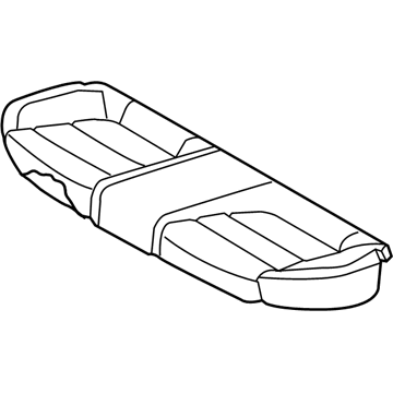 Kia 89100H9010SKC Cushion Assembly-Rear Seat