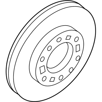 Kia 517124D500 Disc-Front Wheel Brake