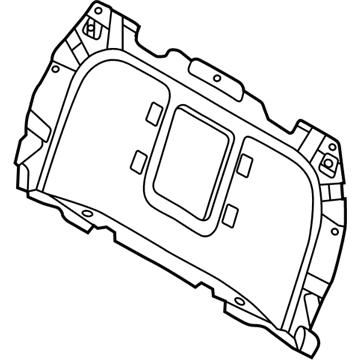 Kia 85725F6000 TRIM ASSY-LUGG PARTI