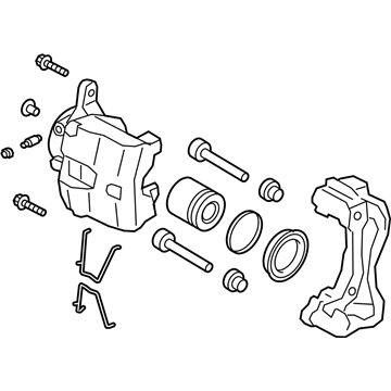 2023 Kia Forte Brake Caliper - 58180M7A10