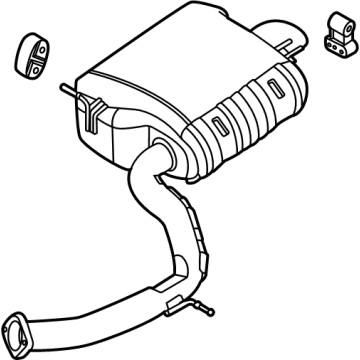 2023 Kia Sorento Muffler - 28710P4300