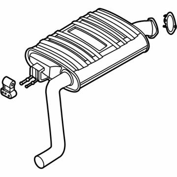 Kia Sorento Exhaust Pipe - 28650P4600