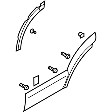 2008 Kia Sorento Door Moldings - 877503E500