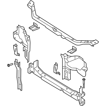 2003 Kia Rio Radiator Support - 64100FD100