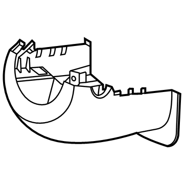 Kia 84852L0000WK SHROUD-Steering COLU