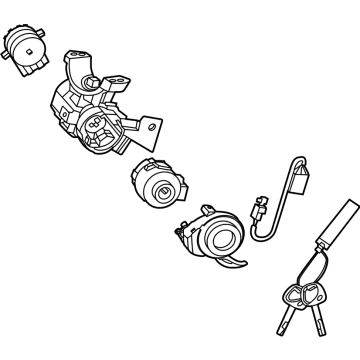 Kia K5 Ignition Lock Assembly - 81900L3A00