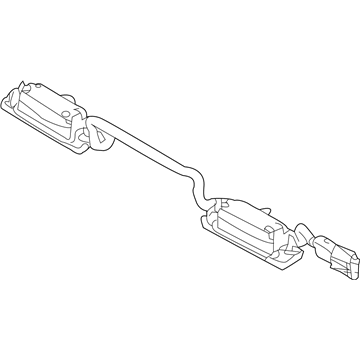 Kia 925013J000 Lamp Assembly-License Plate