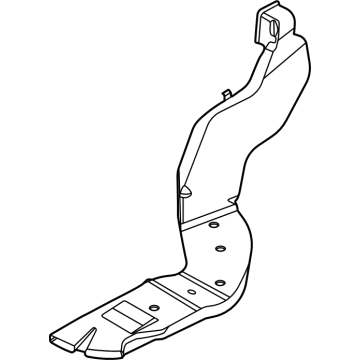 Kia 97370L0000 Duct-Rear Heating,RH