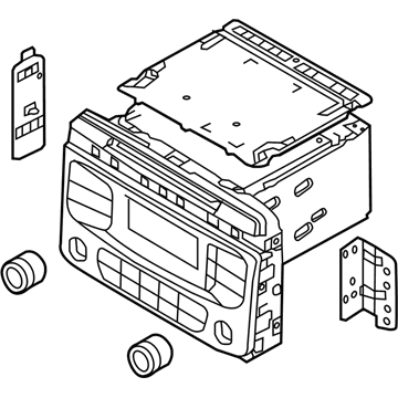 Kia 96160C6600WK Audio Assembly