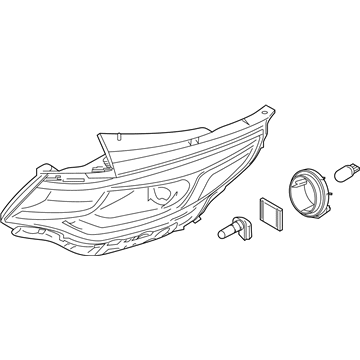 2019 Kia Optima Headlight - 92102D5500