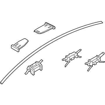 Kia 87240L3000 MOULDING Assembly-Roof,R