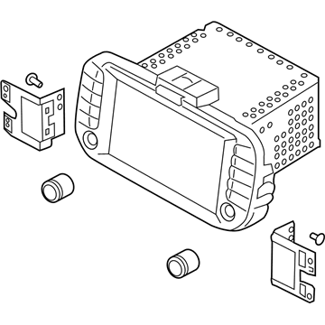 Kia 96560E4210CA Head Unit Assembly-AVN