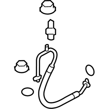 Kia 977623T400 Air Conditioner Refrigerant Discharge Hose