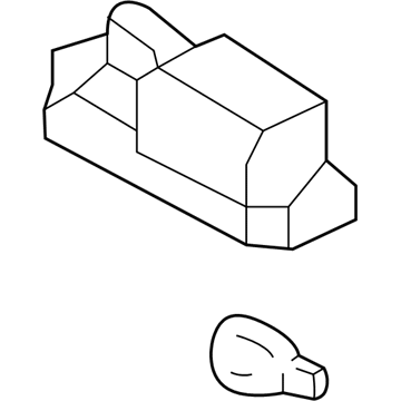 Kia 925021M300 Lens & Housing Assembly-License