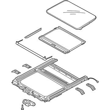 Kia 81601A9000GBU Sliding Sunroof Assembly