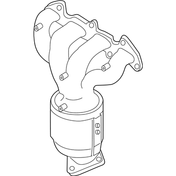 2001 Kia Rio Catalytic Converter - 285102X040