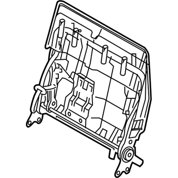 Kia 89310A9061DAA Frame Assembly-3RD Seat Back