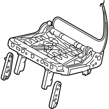 Kia 89110A9070WK Frame Assembly-3RD Seat