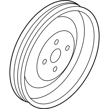 2007 Kia Rio Water Pump Pulley - 2522126021