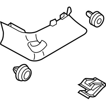 Kia 85880A9500DAA Trim Assembly-Gate PILLA