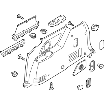 Kia 85740A9540GBU Trim Assembly-Luggage Si