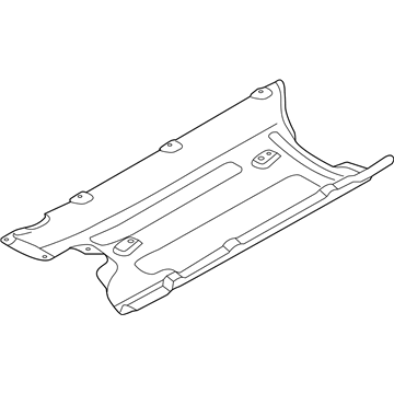 Kia 84215A9000 Cover-Under Center Floor