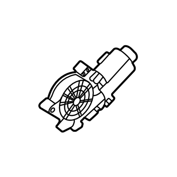 Kia 83460Q5000 Motor Assembly-Power WDO