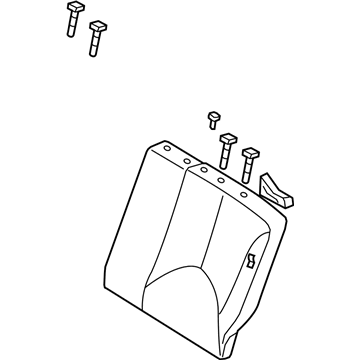 Kia 893001G450381 Back Assembly-Rear Seat LH