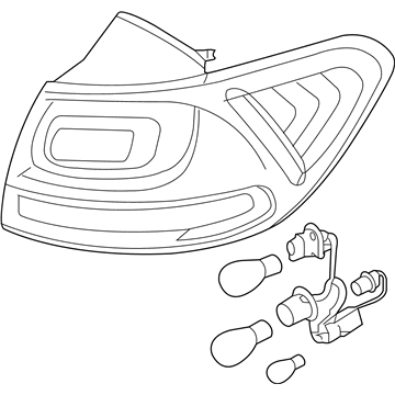 Kia 92401C6500 Lamp Assembly-Rear Combination