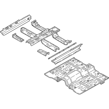 Kia Sportage Floor Pan - 65100D9000