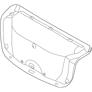 Kia 817501M010WK Trim Assembly-Trunk Lid