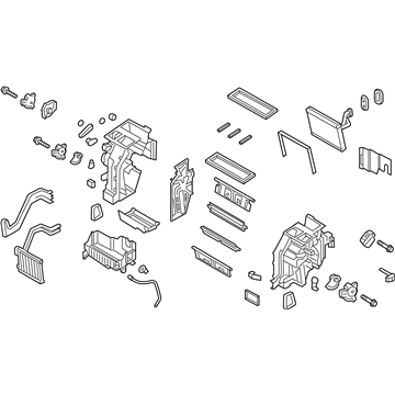 Kia 97205F6210 Heater & EVAPORATOR