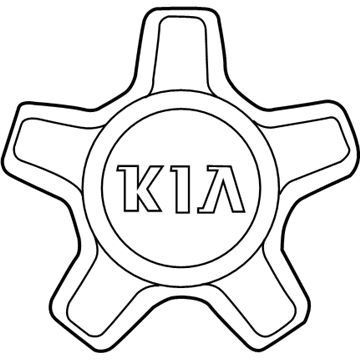 Kia 529603T500 Wheel Hub Cap Assembly