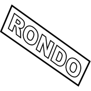 Kia Rondo Emblem - 863111D000