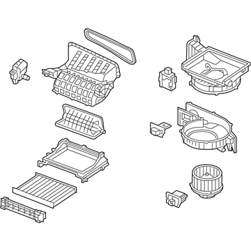 2018 Kia Sorento Blower Motor - 97100C6000